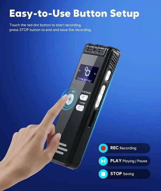 Цифровий диктофон nekside 128 gb