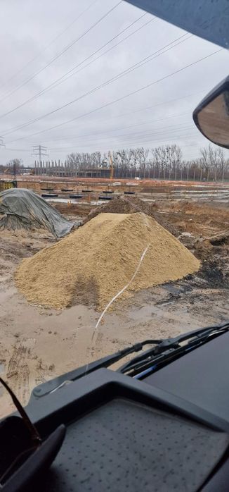 Piach zasypkowy Piasek zasypowy do zagęszczenia fundamenty Koparka