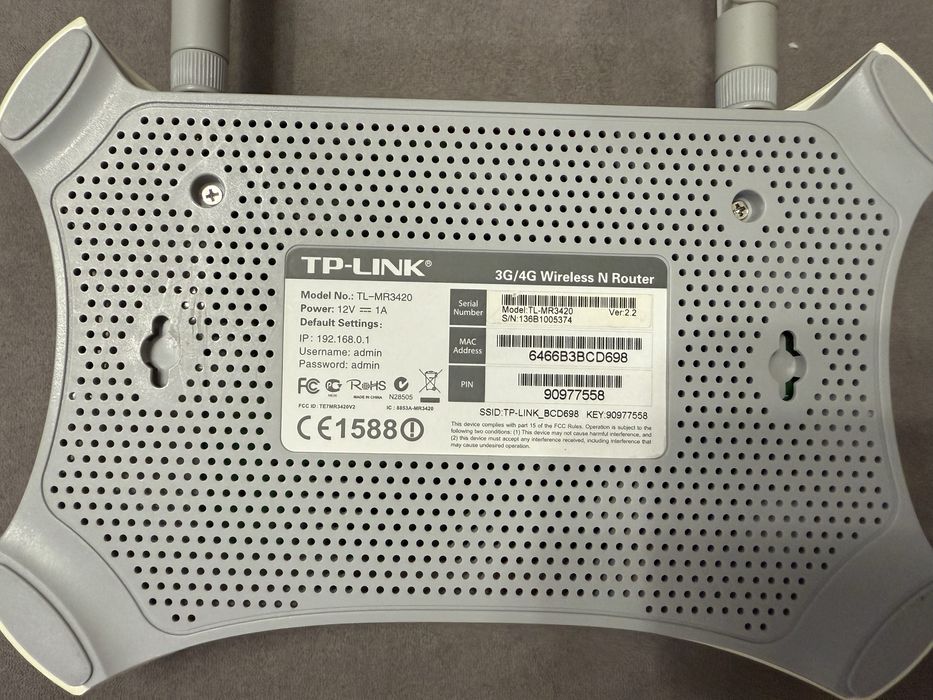 Маршутизатор TP-Link TL-MR3420