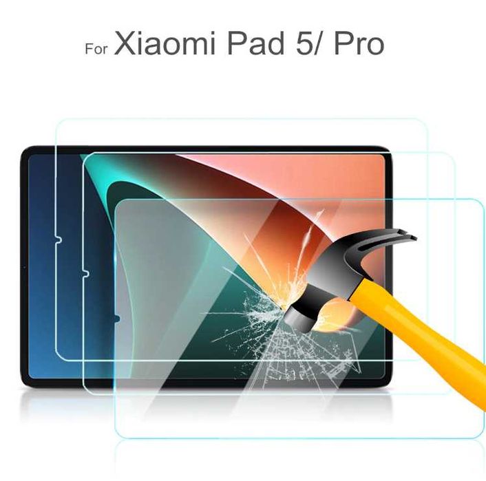 Xiaomi Pad 5 / Pad 5 Pro 10.9 Защитное стекло  ВСЕ МОДЕЛИ Glue Full