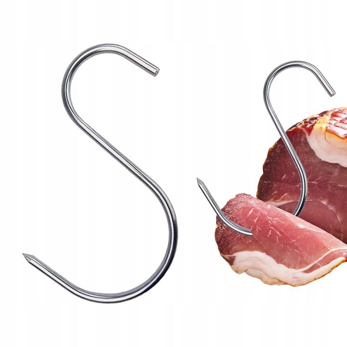 Hak Wędzarniczy Super Smoke typu "S" do wędlin 4 mm 11 cm Premium