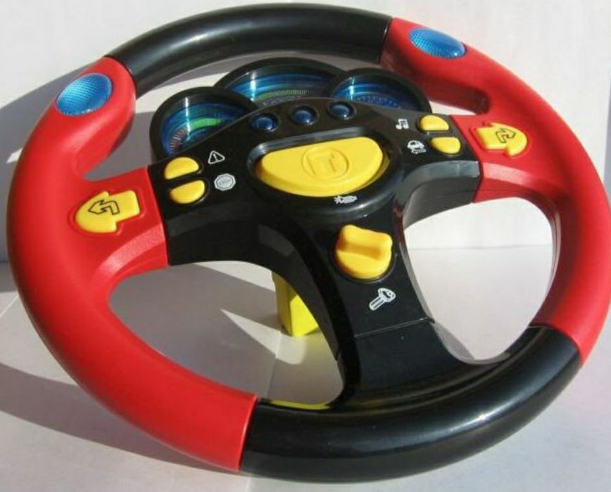 Кермо, руль музичне LimoToy укр. мова, співаюча іграшка, світло