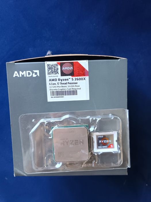 Procesor Ryzen 5 2600x  6x 4,2ghz Turbo AM4