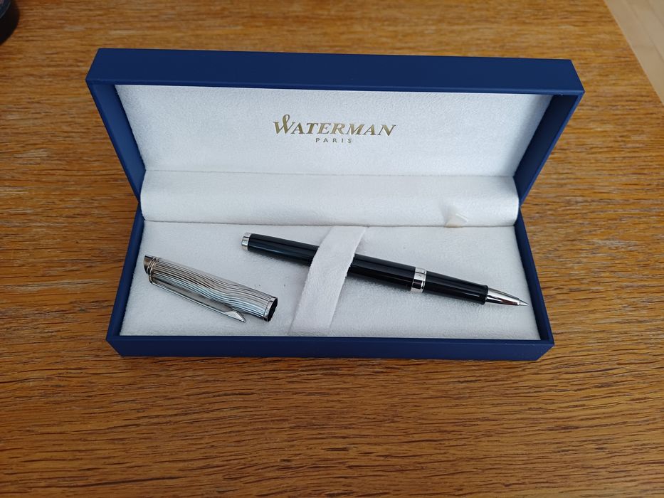 Pióro kulkowe Waterman Paris Hemisphere deluxe, czarne nowe