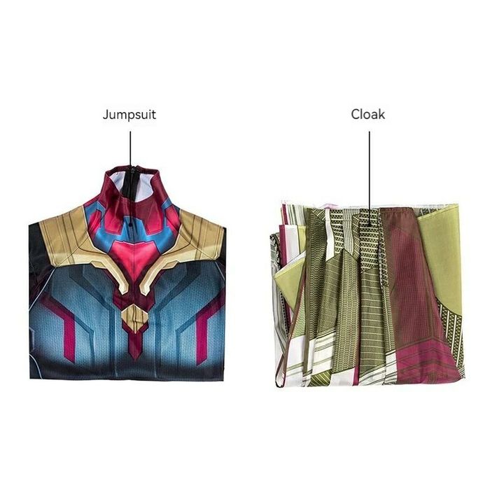 Fato Visão e Visão Branco Vingadores