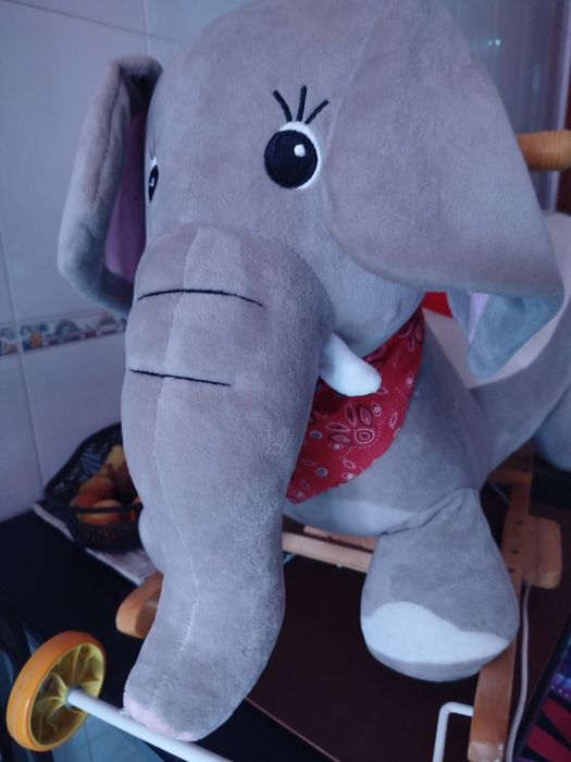Elefante baloiço ou carrinho para bebés+saco bolas para parque ou tenda ou banheira ou pequena piscina