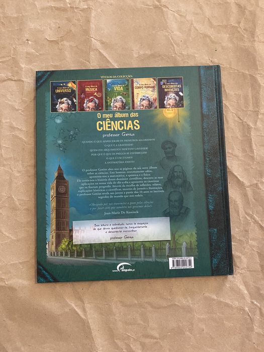 Livro educacional Albúm de Ciências
