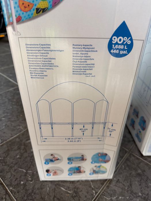 Basen Bestway Steel Pro 2.44m