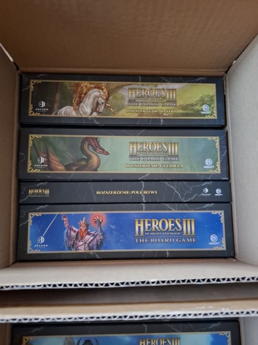 Heroes of Might & Magic III The Board Game ALL IN Shaded gra planszowa