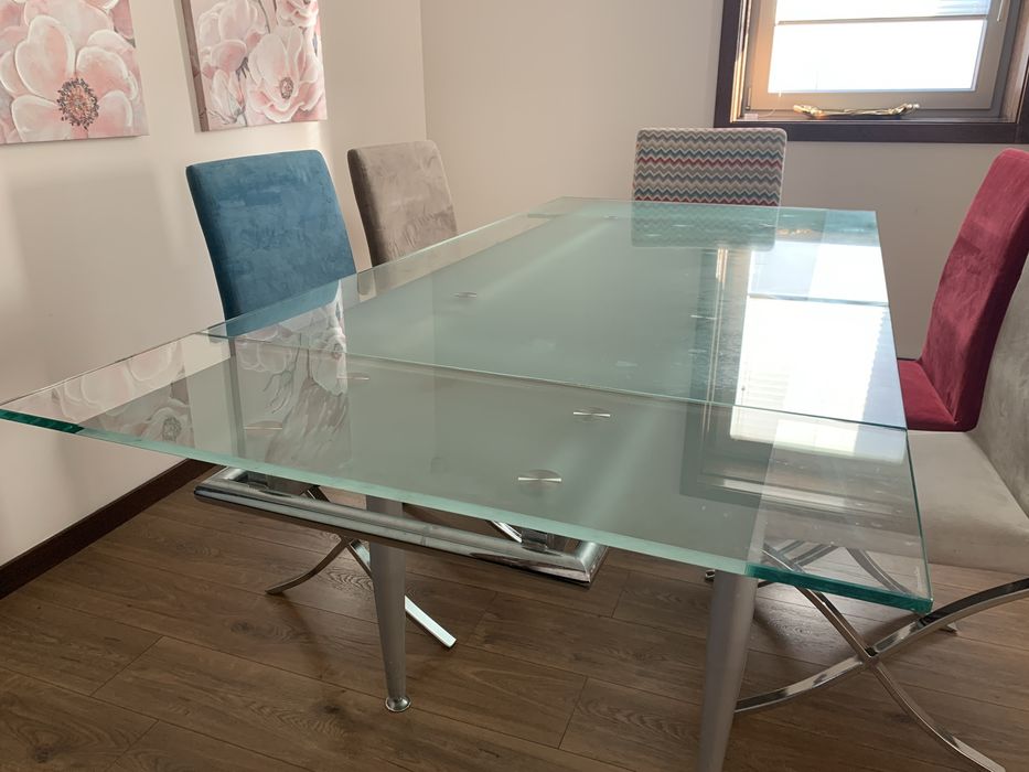 Mesa de sala em Vidro temperado