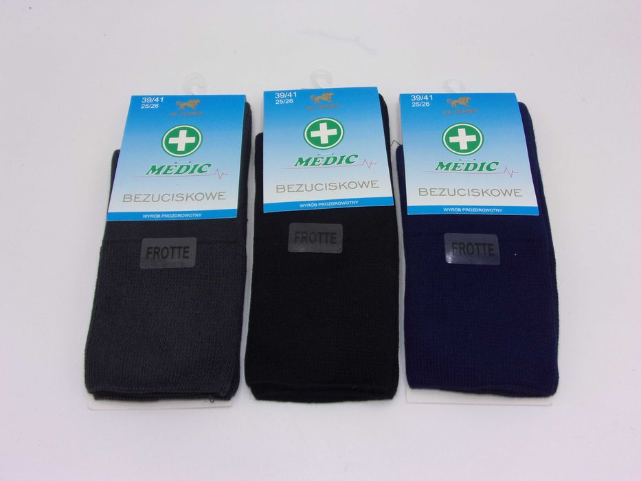 Skarpety bez uciskowe Medic, 39/41 Frotte.