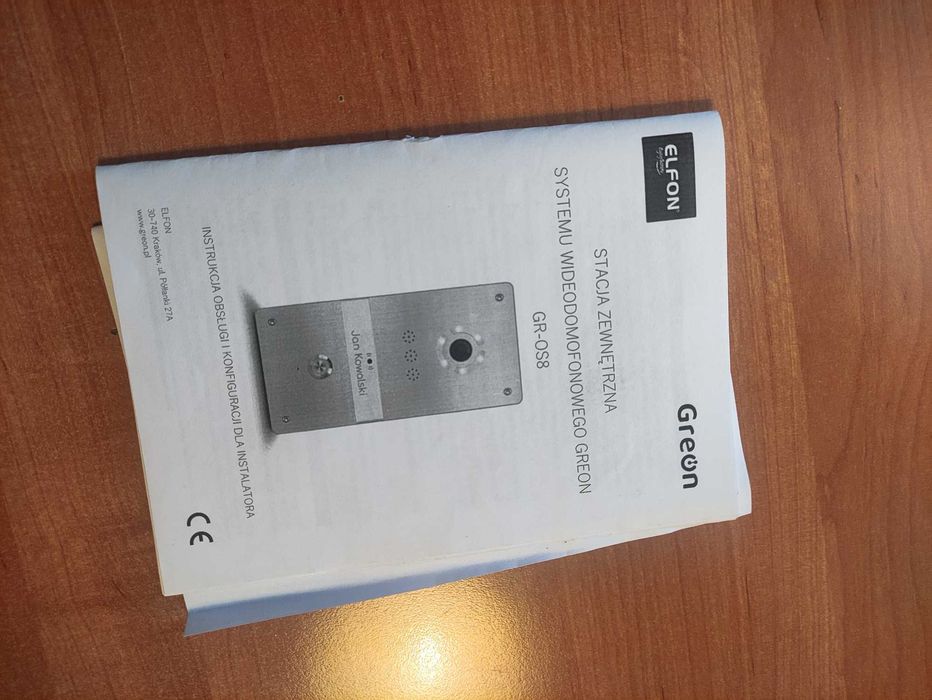 Wideodomofon domofon IP Elfon GREON GR-OS8-P