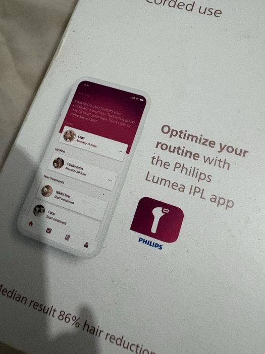 Depiladora Luz Pulsada Philips Lumea