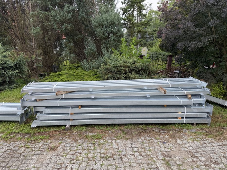 Konstrukcja stalowa hala stalowa 8x12 ocynkowana magazyn garaż wiata