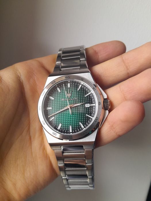 Relógio Maserati Velocità verde novo