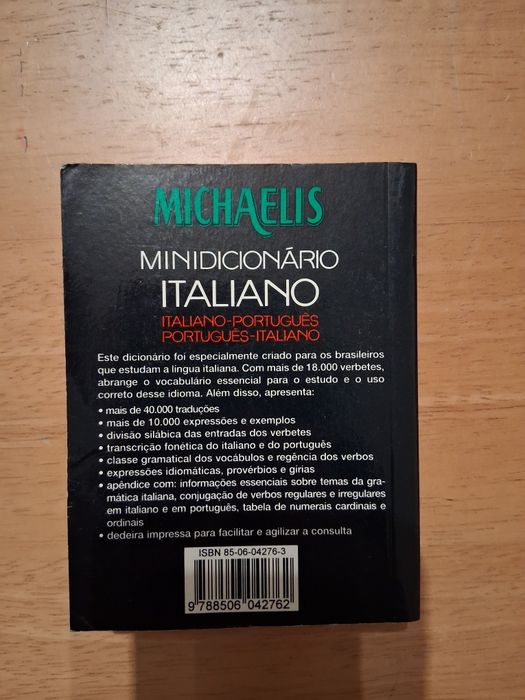 Mini dicionário Italiano