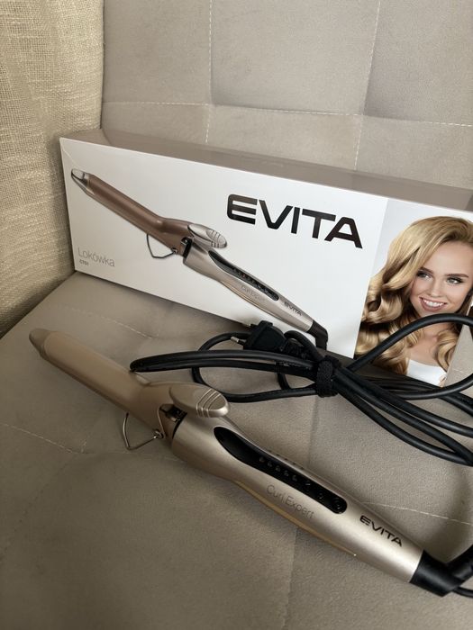 Lokówka ceramiczna turmalinowa jak nowa Evita Gold