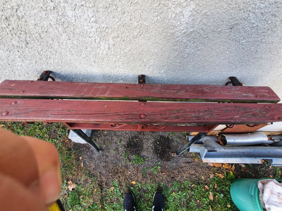 Ławka na cmentarz 116x27,5x109,5 bez desek