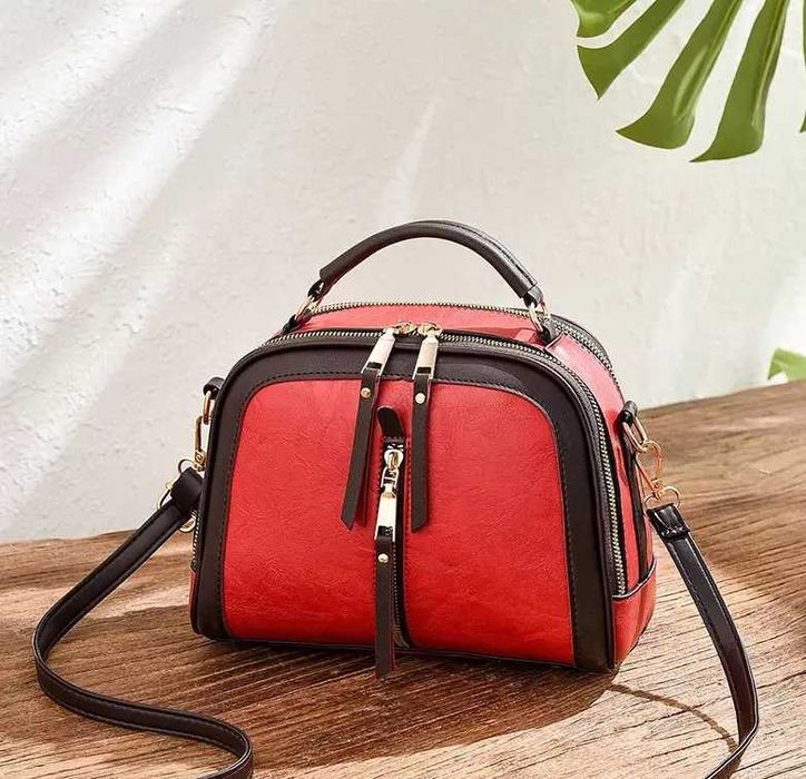 Жіноча женская кожаная сумка сумочка женский клатч с ремешком 2в1