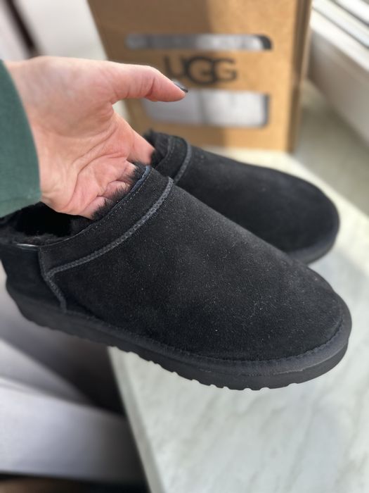 Ugg classic чорні , 25,5см устілка
