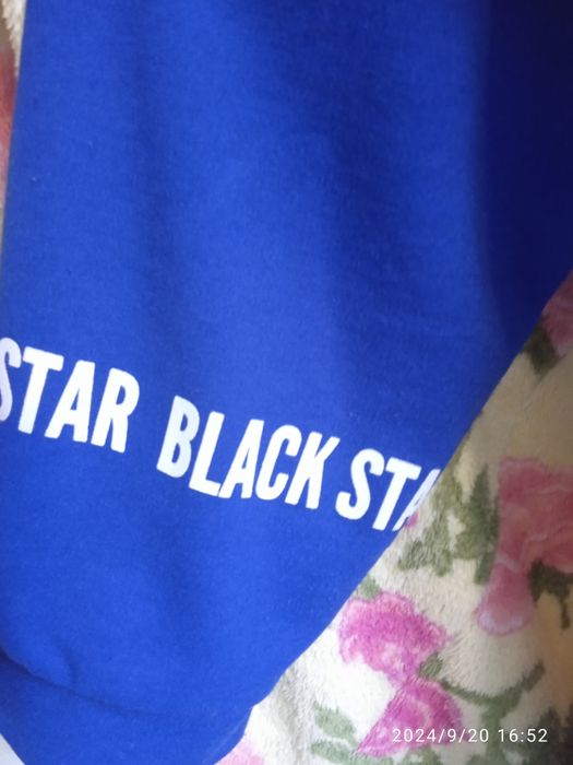 Синяя пайта с капюшоном 52р