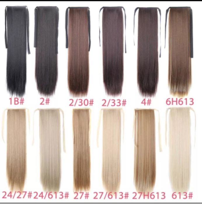 Акція накладні Хвости Треси накладне волосся 6 прядей 16 заколках Накл