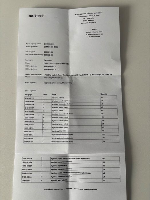 Samsung S23FE 128GB Okazja!