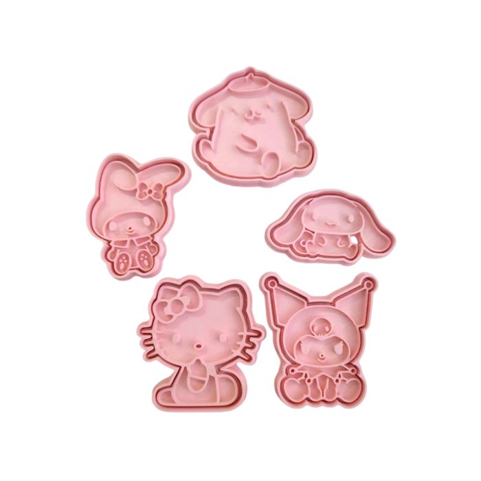 Conjunto cortadores bolachas/biscoitos Sanrio - novo
