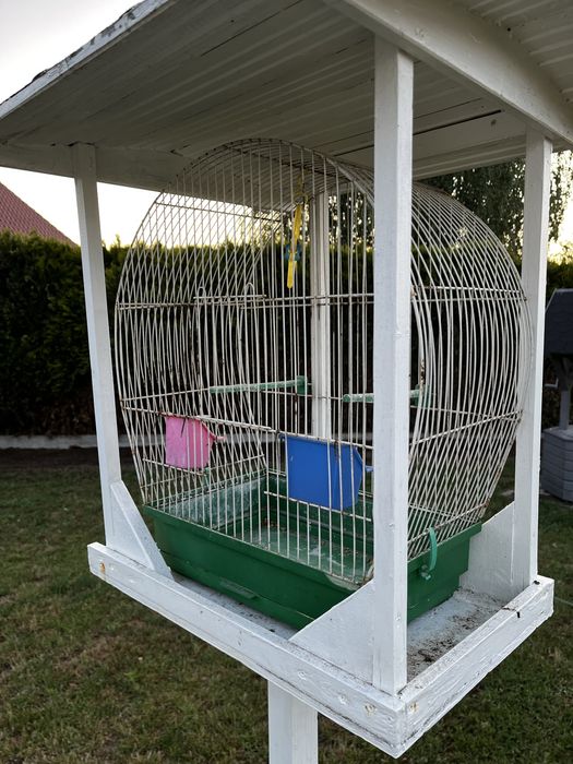 Stojak na klatkę dla papug + klatka GRATIS