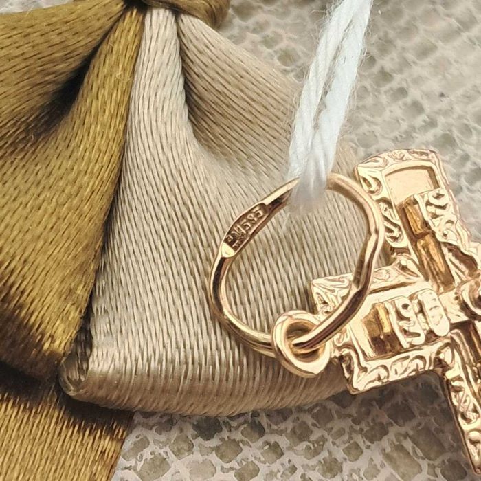 Золотий хрестик з розп'яттям | Золото 585 проби | 1,85 г Золотой крестик Золото 585