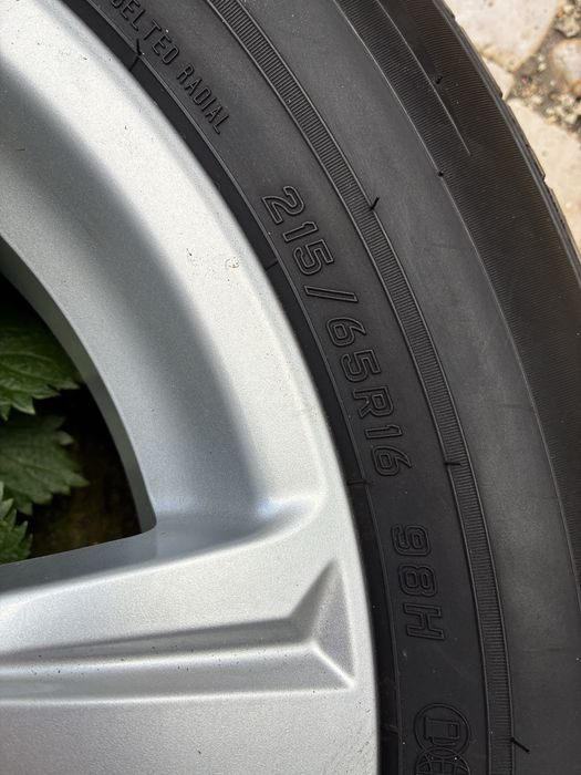 4 Jantes de 16 TOYOTA genuinas + pneus DUNLOP 215/65 semi novos IMPEC