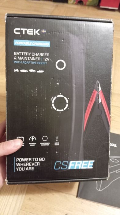 CTEK  CS FREE  LiFePo4 зарядне на всі типи акумуляторів 12 В