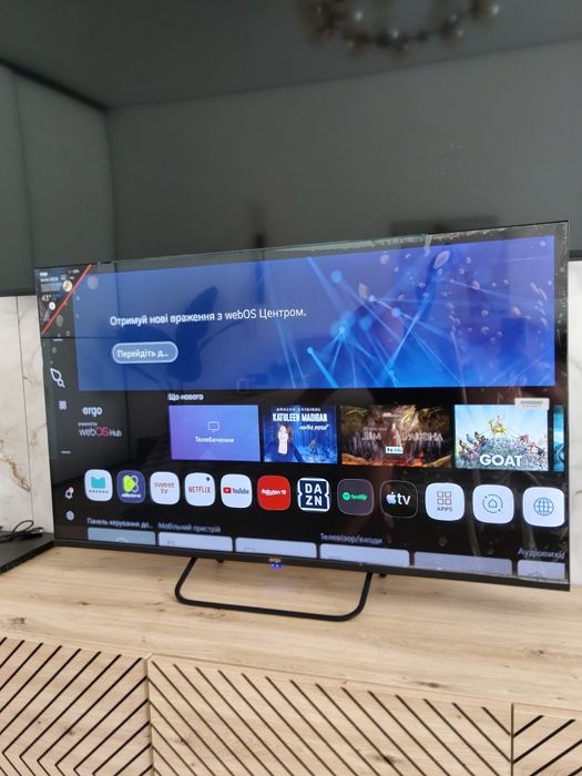 LED-телевізор ERGO 43WUS9200
WebOS
Керування голосом
Аеропульт
Dolby Vision
WiFi, Bluetooth