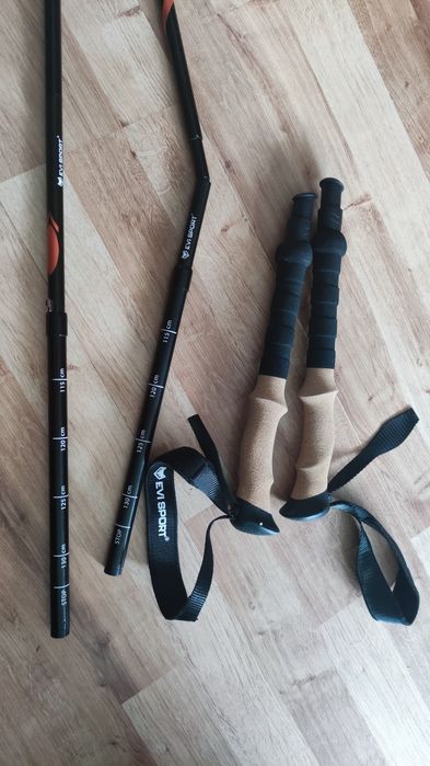 Kijki trekkingowe nowe nieużywane niekompletne Evi sport