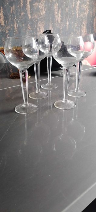 Kryształowe kieliszki hortensja 5szt