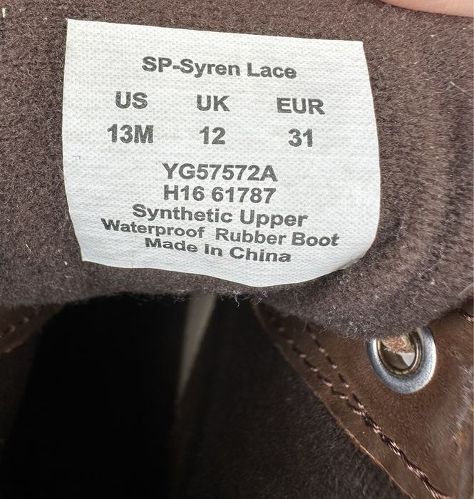 Черевики Sperry демісезонні