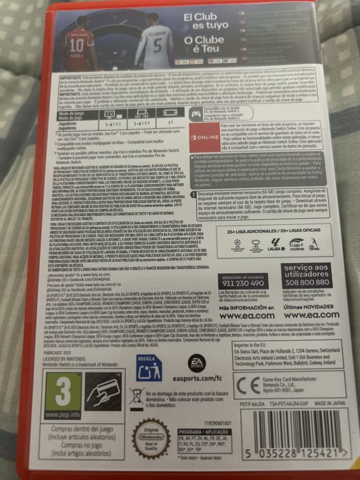 Jogo FC26 nintendo Switch2 NOVO
