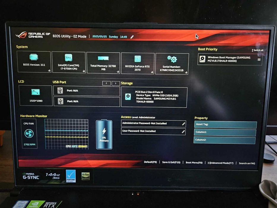 Laptop ASUS ROG Zephyrus S17 GX701GW-DB76