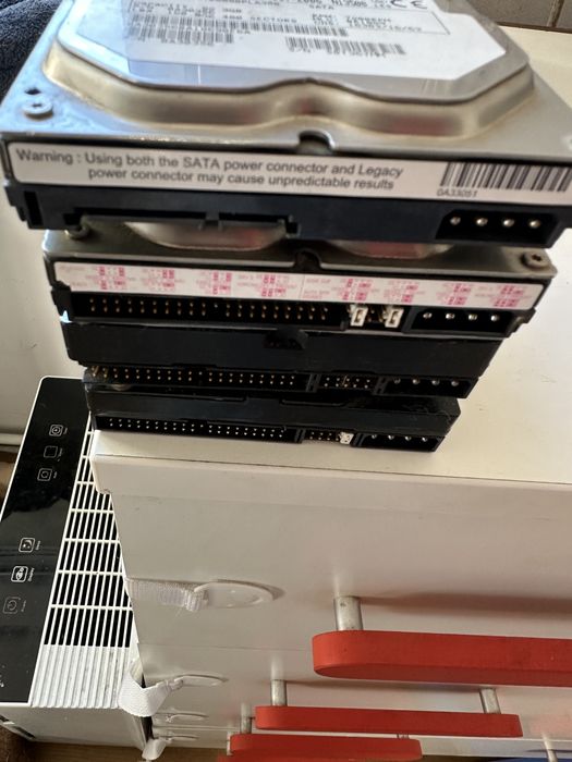4 szt dyski hdd 3,5 cali western digital caviar hitachi deskstar 80 i 120gb