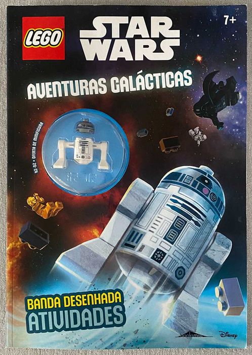 Livro Lego - Star Wars, Aventuras Galácticasias (Novo,c/boneco R2-D2)