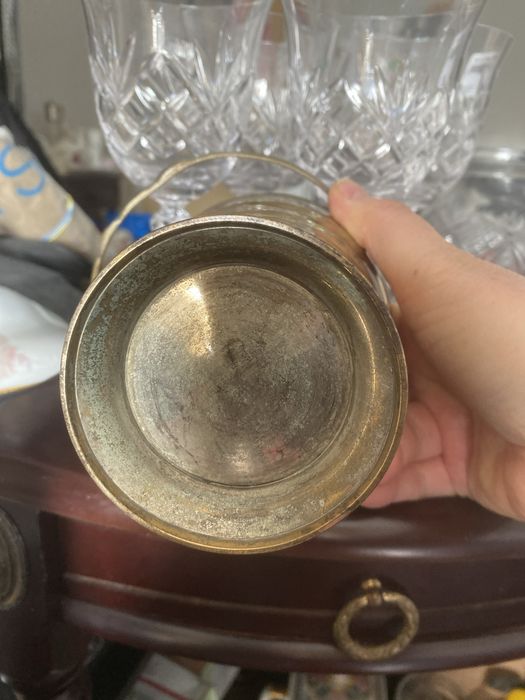 Ведёрко винтаж латунь