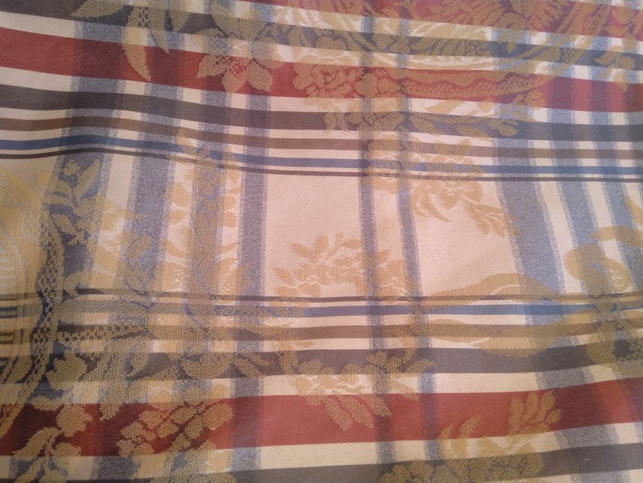 2 pares de cortinas reposteiro em xadrez