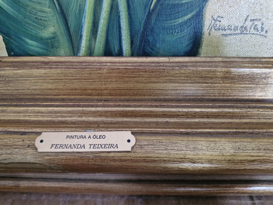 Pintura a óleo de 'Fernanda Teixeira'