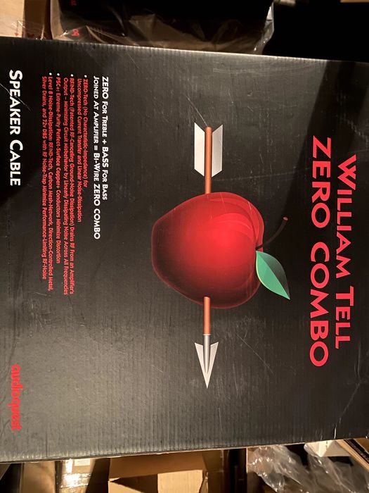 Audioquest  2.5 William Tell ZERO BiWire COMBO (Zero+Bass) banS