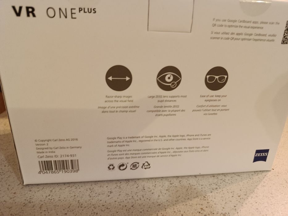Zeiss VR One Plus, um visor de realidade virtual (VR)