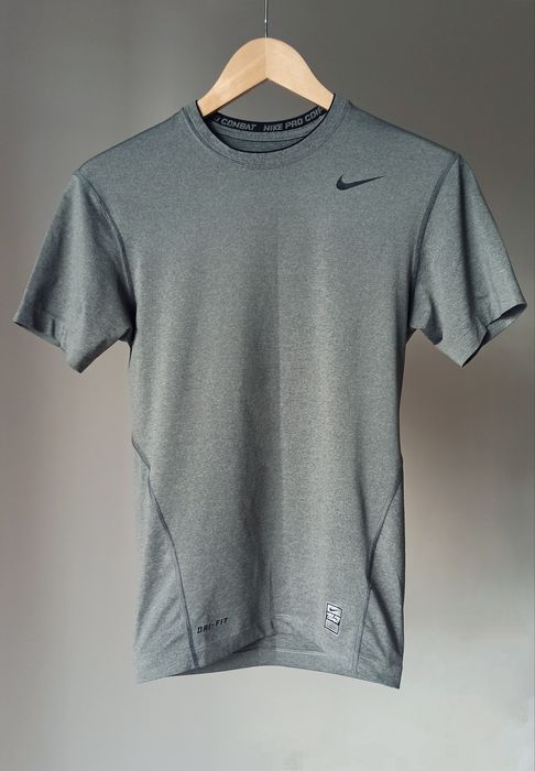 Nike Pro combat szara koszulka treningowa sportowa t-shirt szary M