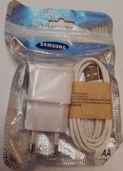 Блок Зарядное устройство Samsung microUSB 5V 2A Кабель Новый