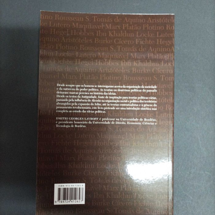 História das Ideias Políticas  Dimitri Georges Lavroff