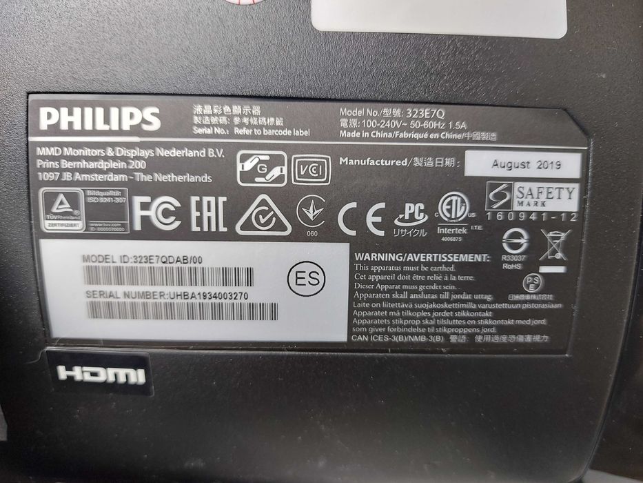 Monitor 32" Philips
