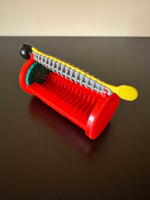 Porta Tazos Crazy Wheels da Bollycao completo com lançador